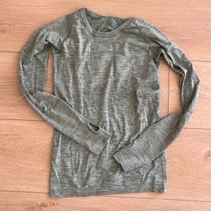 Green swiftly lulu long sleeve